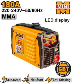 ING-MMA18058 ماكنة لحام الكترونية حديثة 180 امبير (ING-MMA18058)