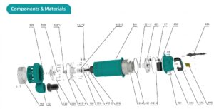 QDX-K3 1 غطاس نهري سلسلة QDX-K3